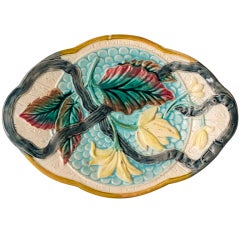 Wedgwood Stamped Majolica Platter