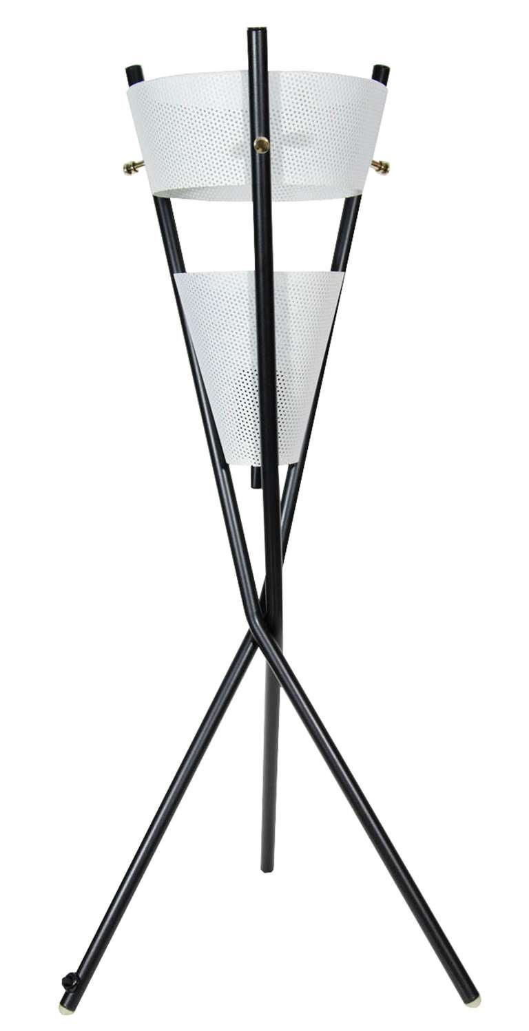 Gerald Thurston for Lightolier Tripod Table Lamps
