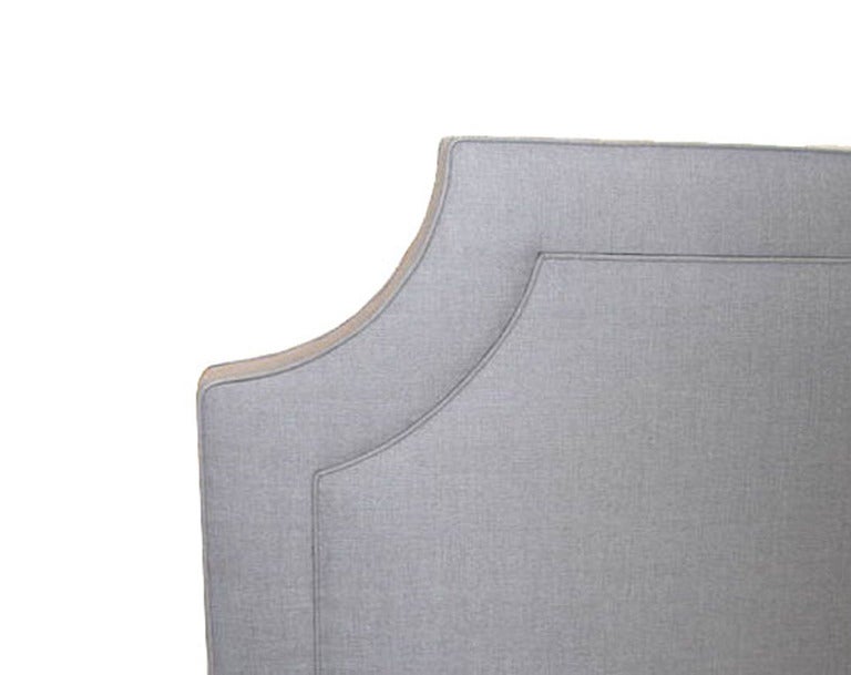 Mid-Century Modern Wade Upholstered Platform Bed For Sale