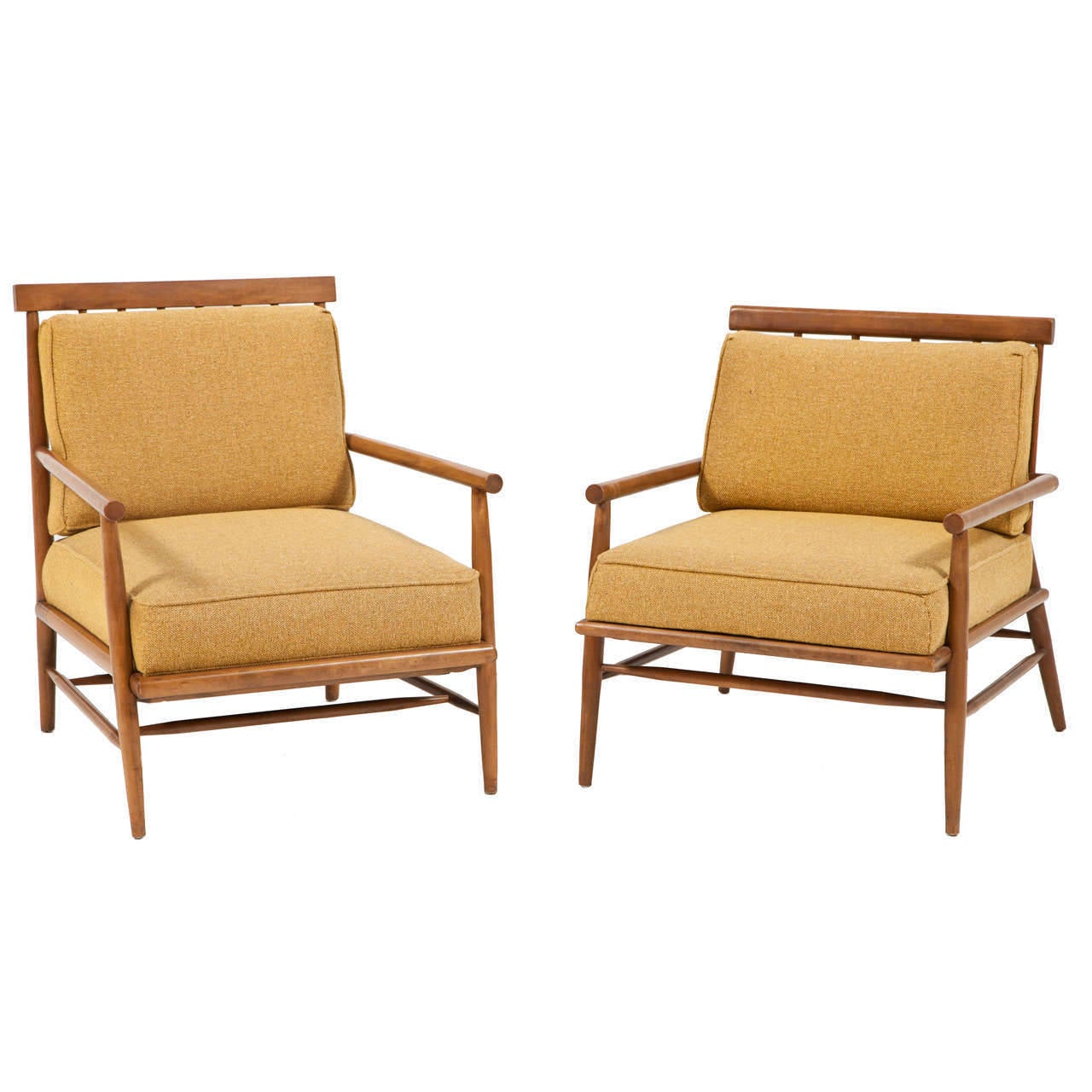 Pair of Mr. and Mrs. Paul McCobb Armchairs 2