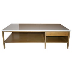 Paul McCobb For Directional Plateau Milk Glass Coffee Table Paul McCobb For Directional Plateau Milk Glass Coffee Table