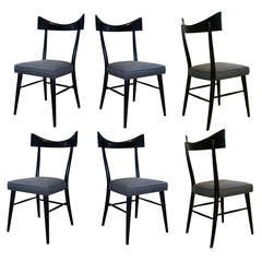 Used Paul McCobb Planner Group 6 Dining Chairs