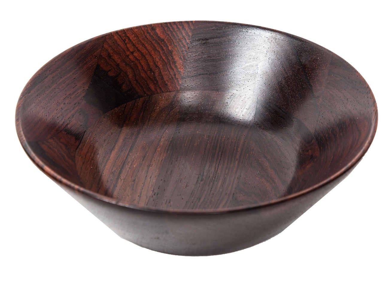 Trio of Danish Rosewood Bowls by Laurids Lonborg for Illums Bolighus In Excellent Condition In New York, NY