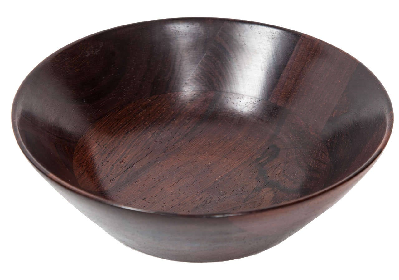 Mid-20th Century Trio of Danish Rosewood Bowls by Laurids Lonborg for Illums Bolighus