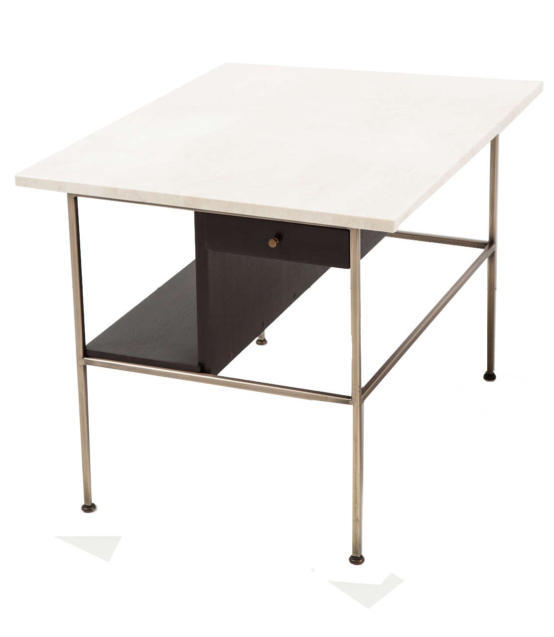 Mid-20th Century Paul McCobb 8702 Travertine-Top Tables for Directional
