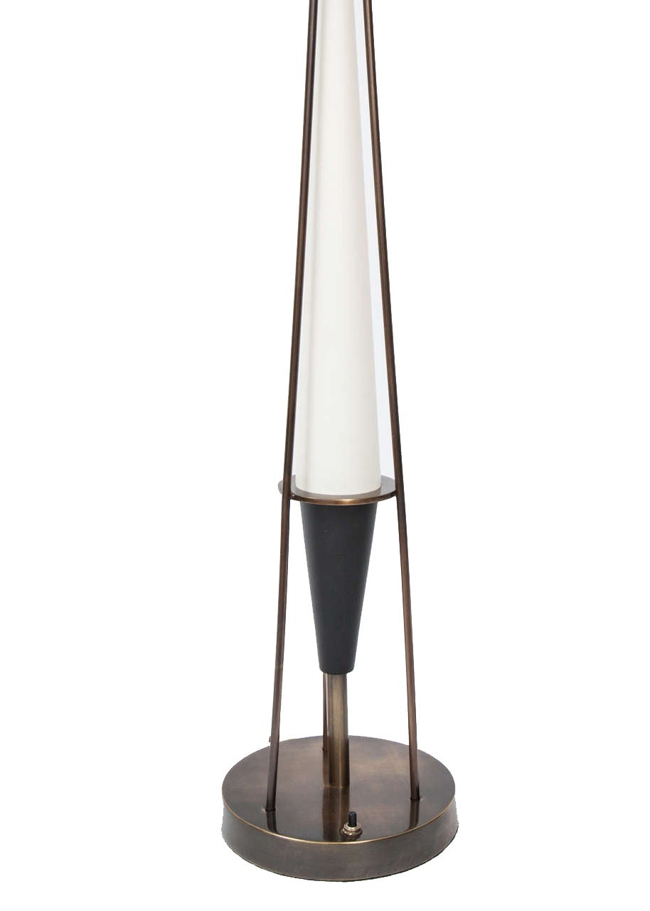 Lacquered Mid-Century Modernist Table Lamps