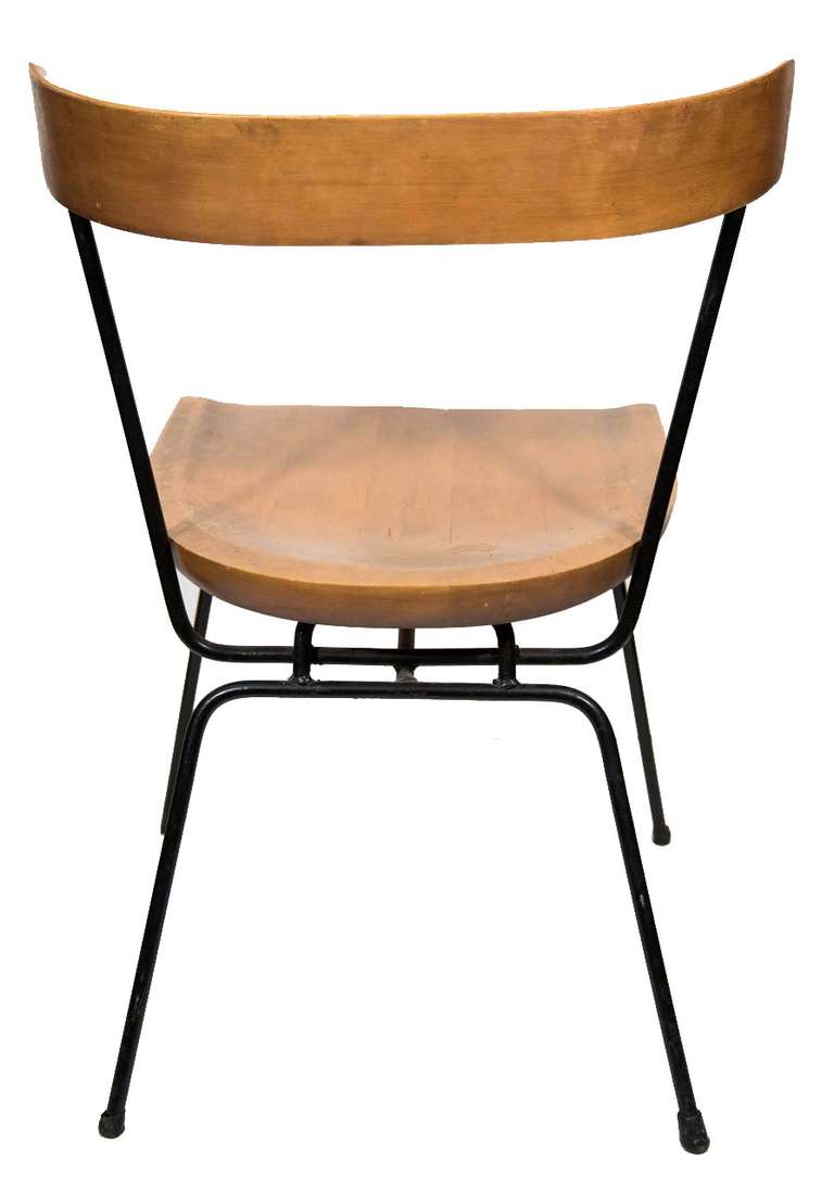 Paul McCobb 1535 Iron and Maple Dining Chairs 1