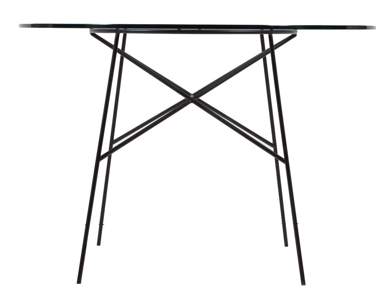 Roy wire frame iron dining table.