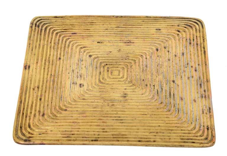 Ben Seibel For Jenfredware Ribbed Brass Trivet