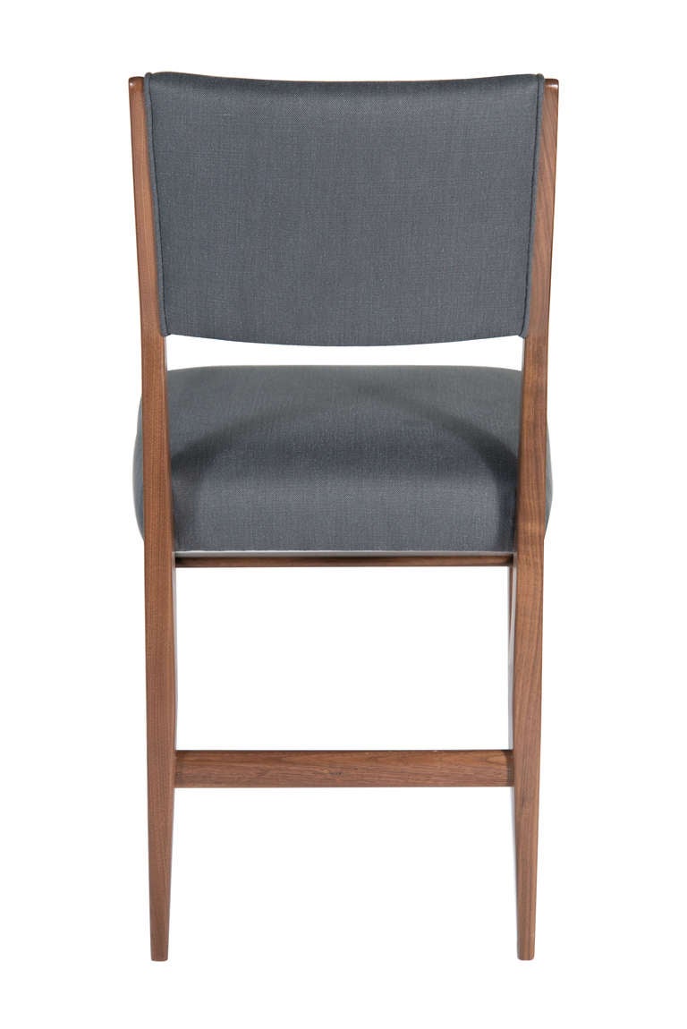 Contemporary Maze Walnut Dining Chair For Sale