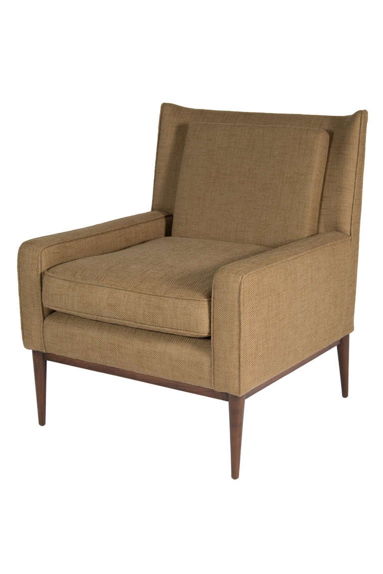 Mn Originals high back lounge chair with matching ottoman measuring at W 30
