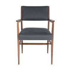 Maze Walnut Arm Dining Chair