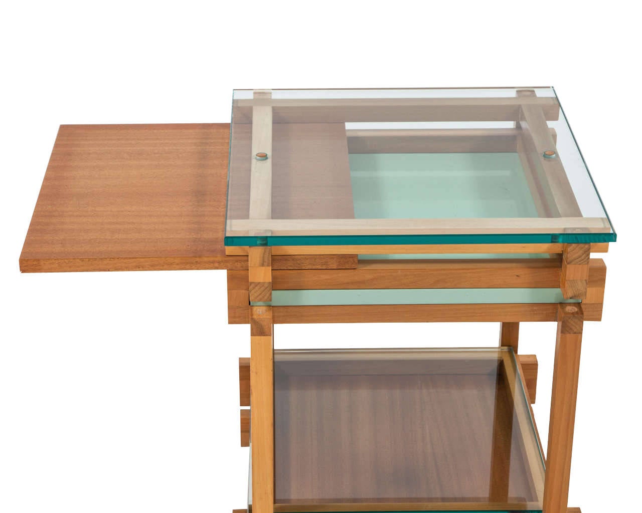 glass puzzle table