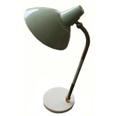 Stilnovo 1960's Italian Table Lamp on Marble Base