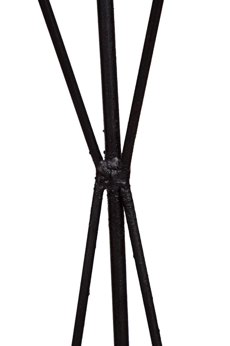 American Mid-Century Iron Tripod Floor Lamp