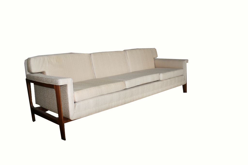 Sycamore Dux 1960's Danish Modern Teak Frame Sofa