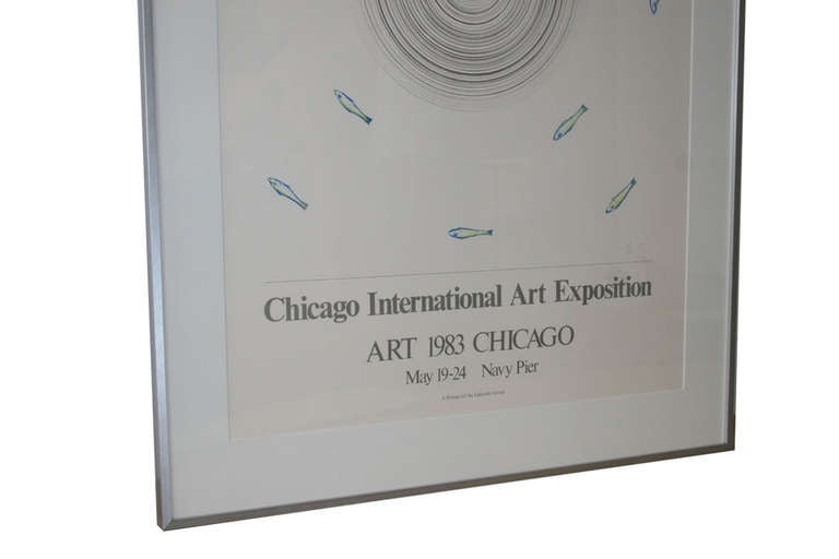 Edward Rusch Signed Poster - 1983 Chicago International Art Expo
