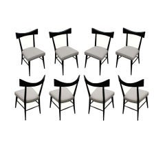 Paul McCobb Armless set of 8 Dining Chairs