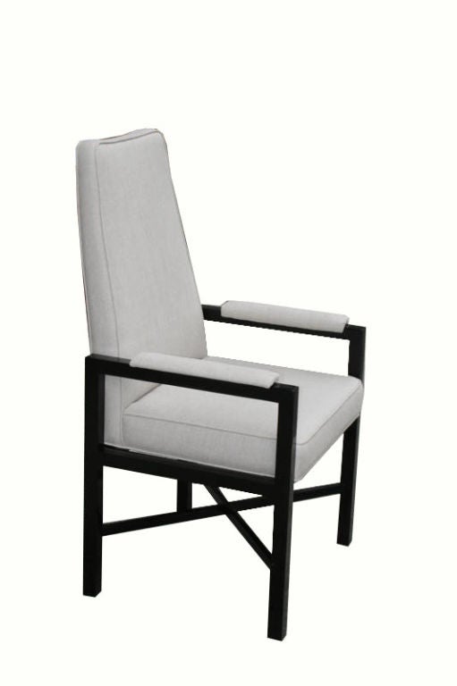 Edward Wormley for Dunbar set of 6 Dining Chairs