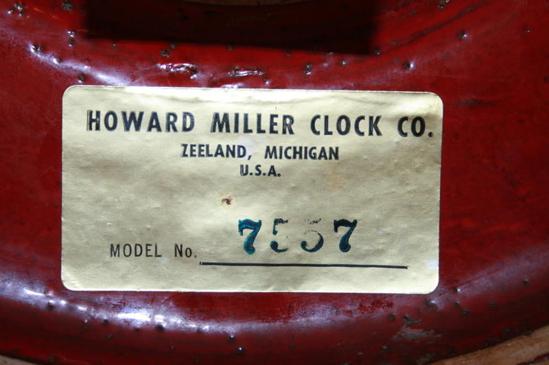 Ceramic Meridian Aldo Londi Clock For Howard Miller