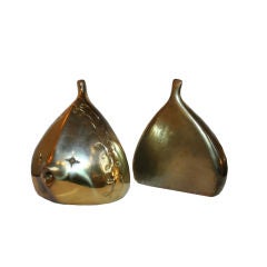 Ben Seibel for Jenfedware Brass Fish Bookends