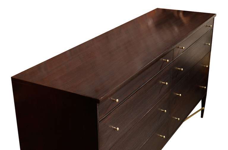 Paul McCobb Calvin 8 Drawer Dresser for Directional In Excellent Condition In New York, NY