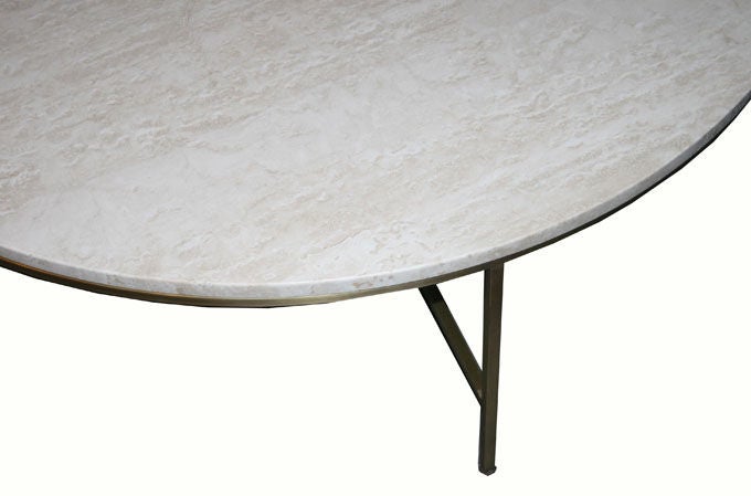Contemporary Brunel X Base Coffee Table For Sale