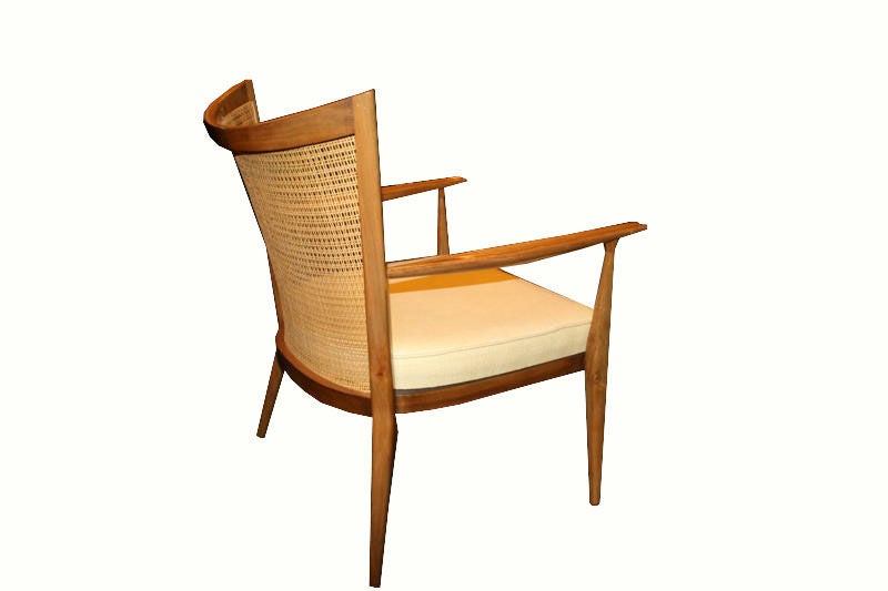 Paul McCobb for Directional Caned back Club Chairs 1