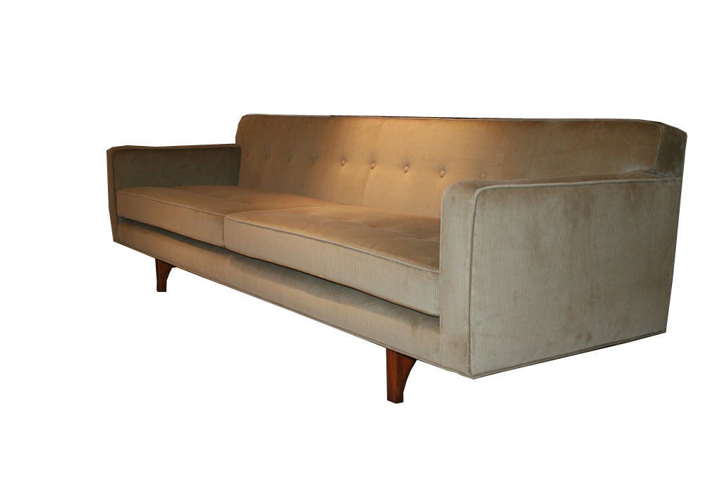 Cotton Edward Wormley For Dunbar Corduroy Sofa