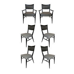 Used Paul McCobb Set of 6 dining Chairs for Directional