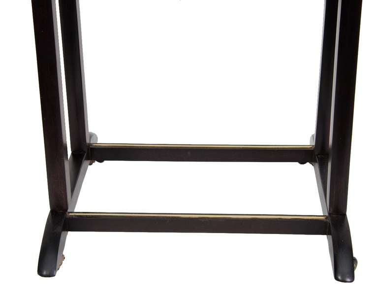Italian Mid-Century Mens Wardrobe Valet Stand In Excellent Condition In New York, NY