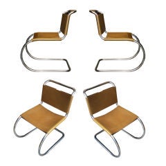 Set of 4 Knoll Mies MR Chairs