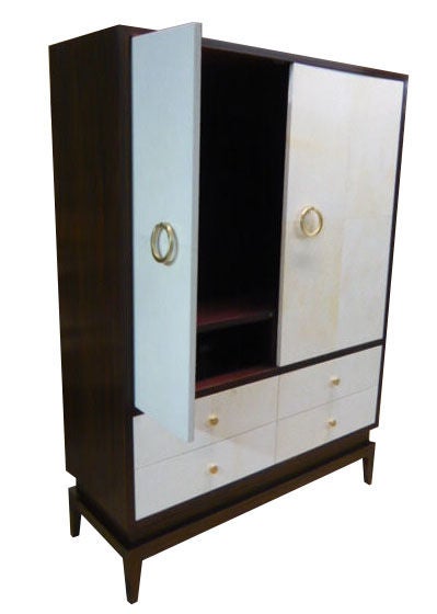 Clarke Armoire In Excellent Condition For Sale In New York, NY