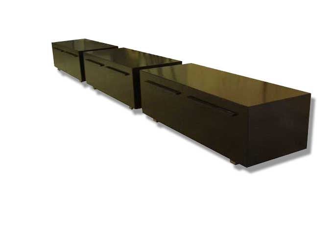 Contemporary Hunter Three-Piece Console Series For Sale