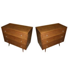 Paul McCobb 3 Drawer Planner Group  Dressers