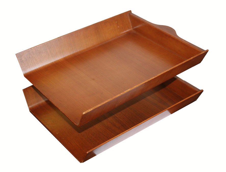Florence Knoll Dual Letter Tray
