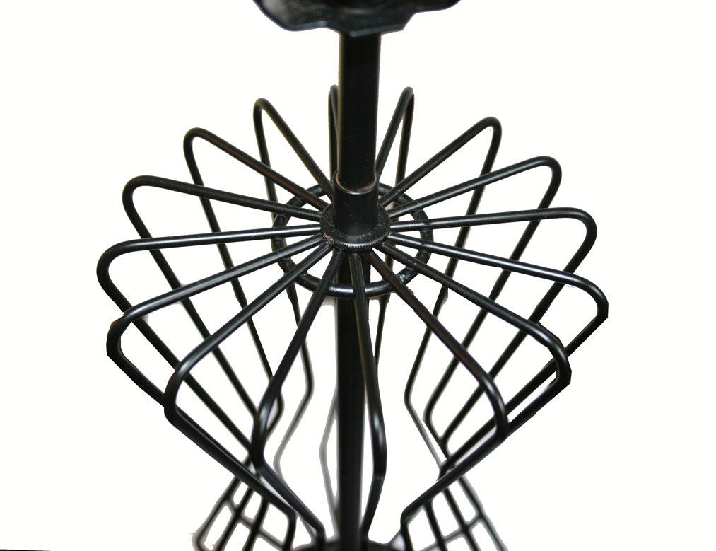 20th Century Tony Paul Wire Frame Table Lamp