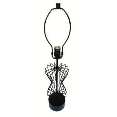 Tony Paul Wire Frame Table Lamp