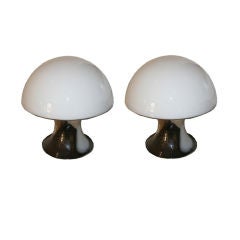 1960
s Italian Murano Vistosi Blown Glass Table Lamps