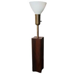 Jens Quistgaard Rosewood Table Lamp
