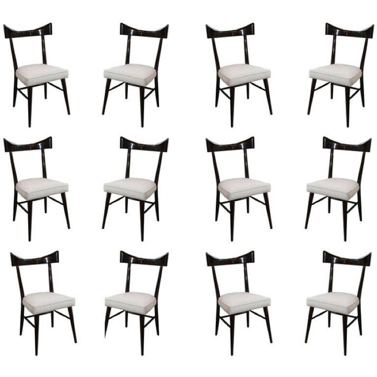 Paul McCobb Planner Group 12 Dining Chairs For Sale