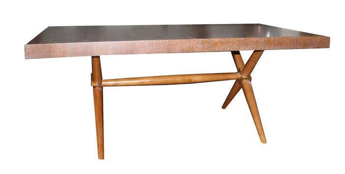 T.h.robsjohn-gibbings Trestle Dining Table