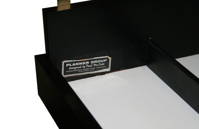 Lacquered Paul McCobb Planner Group Flip Top Vanity For Sale