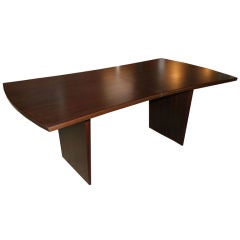 Harvey Probber 1180T Bow Shaped Trestle Dining Table