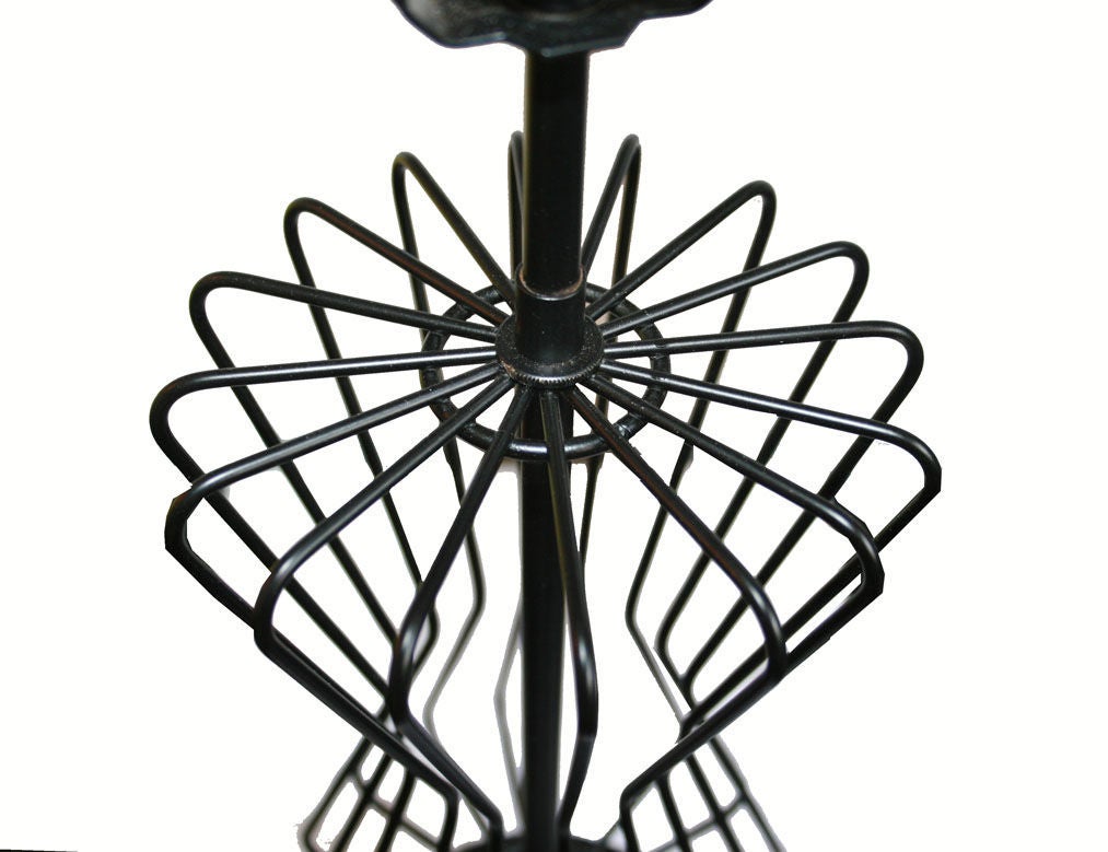 Mid-20th Century Tony Paul Wire Frame Table Lamp