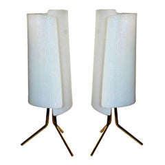 1960
s Tripod Table Lamps
