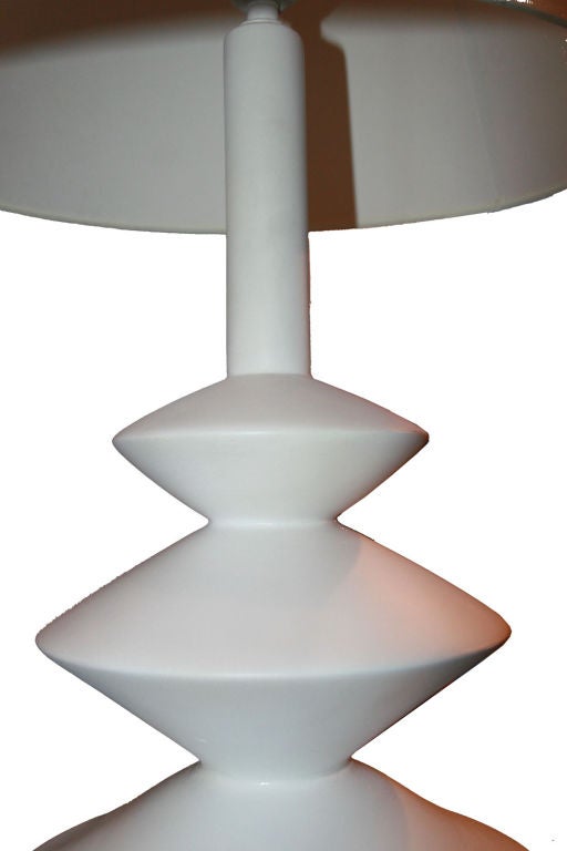American Alberto and Diego Giacometti Plaster Lamp
