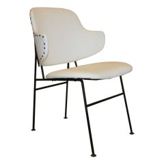 Ib Kofod-Larsen Iron Frame Lounge Chair