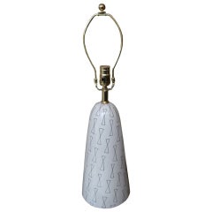 1950
s Raymor Ceramic Lamp