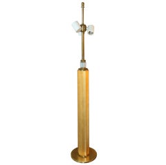 Hansen Fluted Gold Gilt Table Lamp